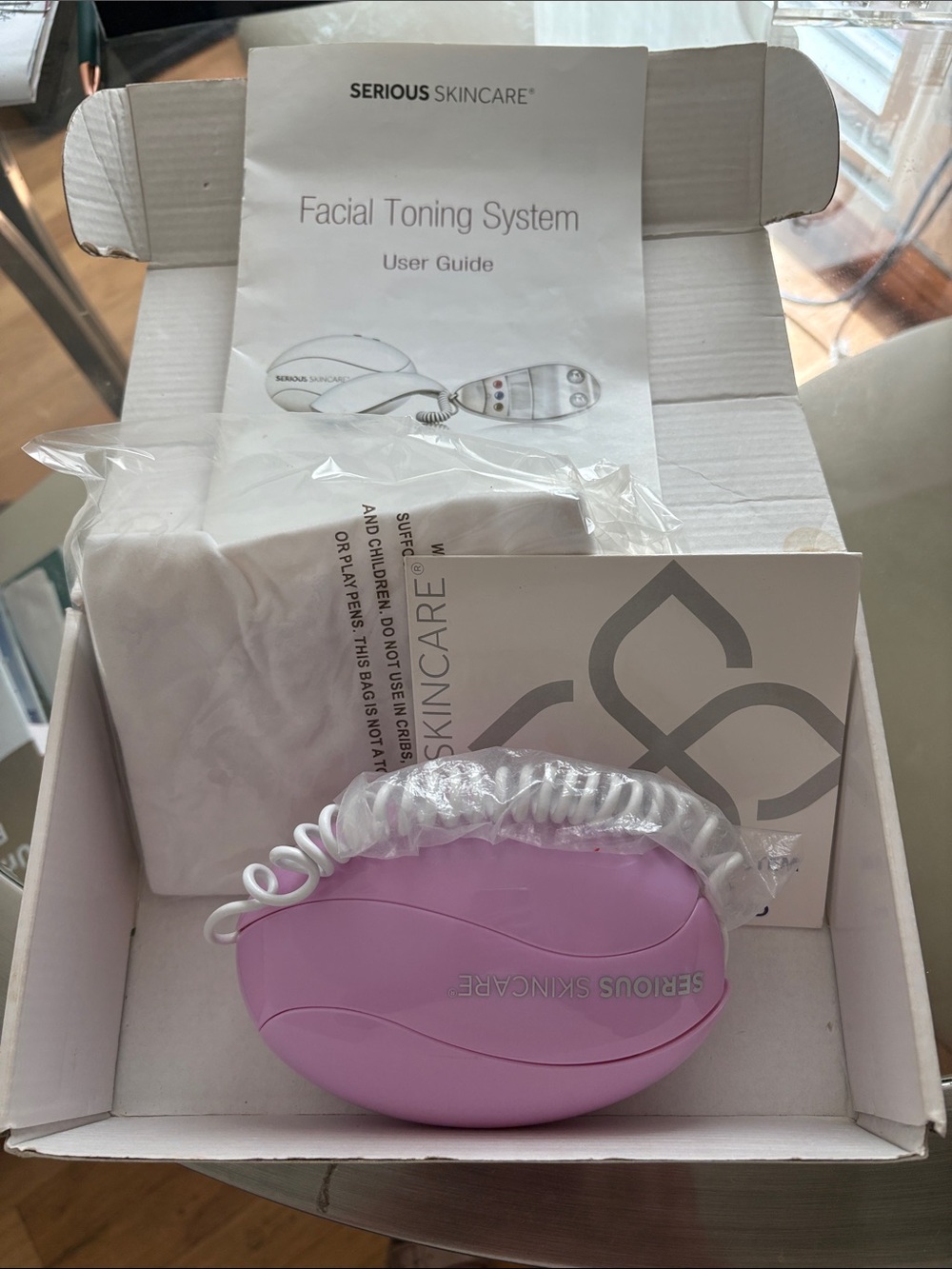 Serious Skincare Facial Toning System — Pink